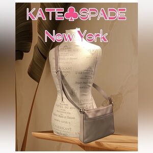 Kate Spade New York Bag Crossbody Handbag Pebble Leather Warm Taupe Top Zip